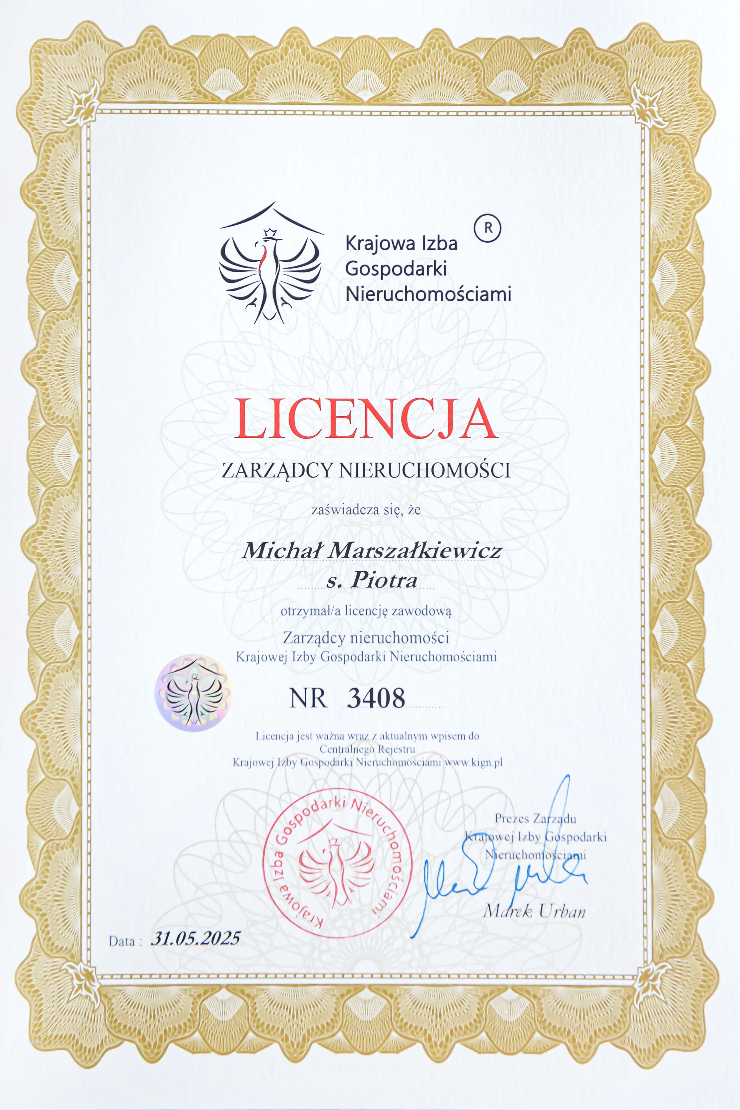 Licencja zawodowa zarządcy nieruchomości Wasall - Toruń kujawsko-pomorskie